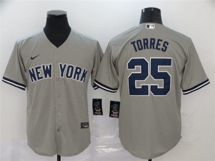 2020 New York Yankees #25 Gleyber Torres Stitched MLB Cool Base Nike Jersey