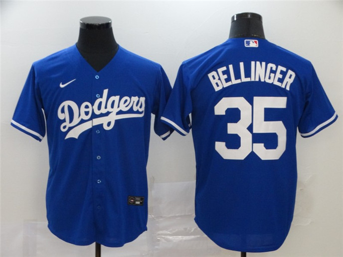 2020 Los Angeles Dodgers #35 Cody Bellinger Blue Stitched MLB Cool Base Nike Jersey