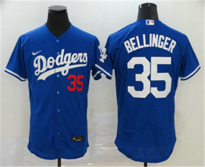 2020 Los Angeles Dodgers #35 Cody Bellinger Blue Stitched MLB Flex Base Nike Jersey