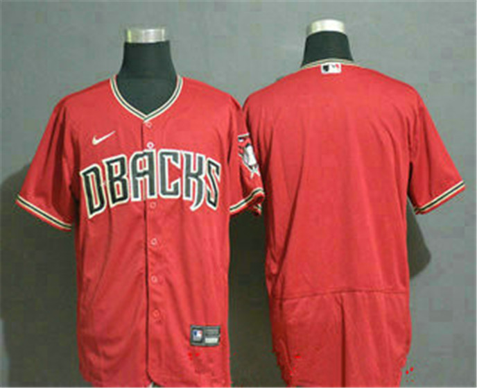 2020 Arizona Diamondback Blank Red Stitched Nike MLB Flex Base Jersey - Click Image to Close