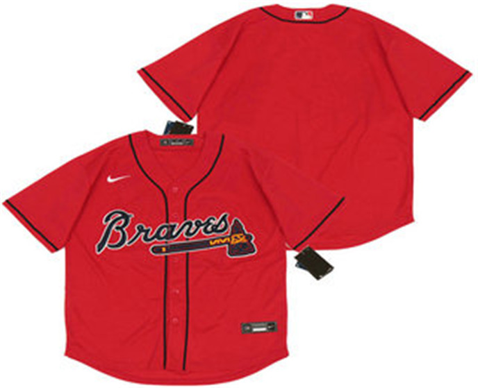 2020 Atlanta Braves Blank Red Stitched MLB Cool Base Nike Jersey