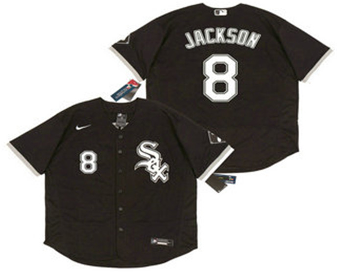 2020 Chicago White Sox #8 Bo Jackson Black Stitched MLB Flex Base Nike Jersey