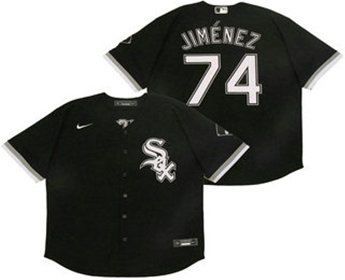 2020 Chicago White Sox #74 Eloy Jimenez Black Stitched MLB Cool Base Nike Jersey