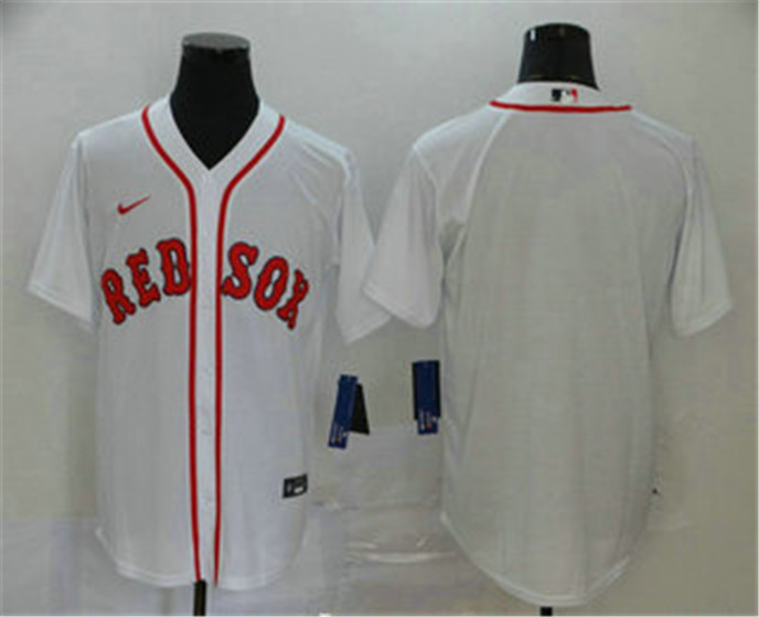 2020 Boston Red Sox Blank White Stitched MLB Cool Base Nike Jersey