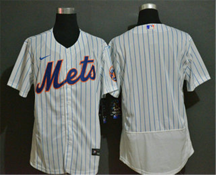 2020 New York Mets Blank White Stitched MLB Flex Base Nike Jersey