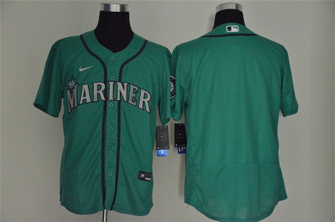 2020 Seattle Mariners Blank Teal Green Stitched MLB Flex Base Nike Jersey