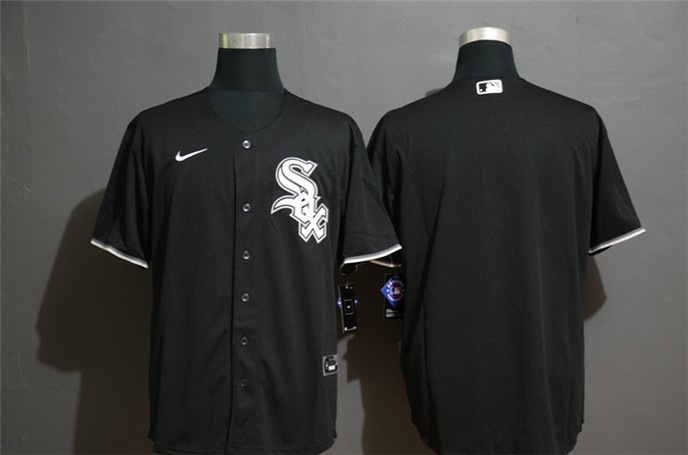 2020 Chicago White Sox Blank Black Stitched MLB Cool Base Nike Jersey