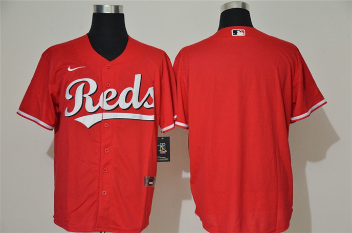 2020 Cincinnati Reds Blank Red Stitched MLB Cool Base Nike Jersey