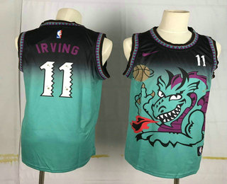 2020 Men's Brooklyn Nets #11 Kyrie Irving Green Dragon Nike Swingman Stitched NBA Jersey
