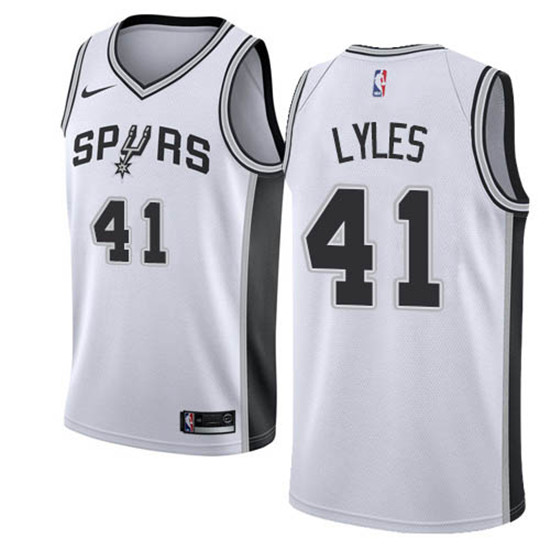 2020 Nike Spurs #41 Trey Lyles White NBA Swingman Association Edition Jersey