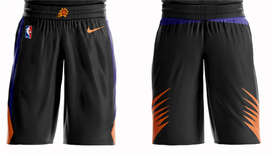 2020 Men's Phoenix Suns Nike Black Short