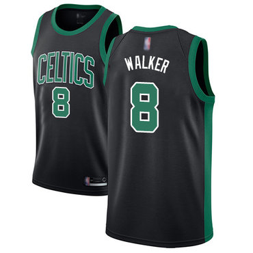 2020 Celtics #8 Kemba Walker Black Basketball Swingman Statement Edition Jersey - Click Image to Close