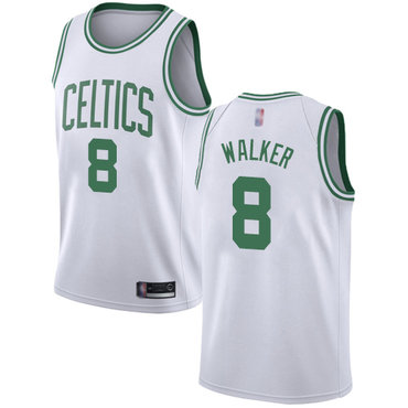 2020 Celtics #8 Kemba Walker White Basketball Swingman Association Edition Jersey