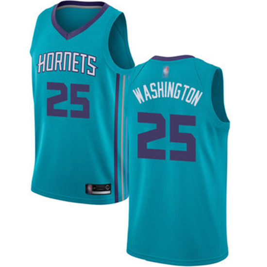 2020 Hornets #25 PJ Washington Teal Basketball Jordan Swingman Icon Edition Jersey