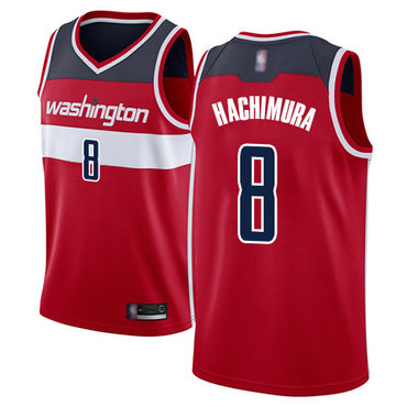 2020 Wizards #8 Rui Hachimura Red Basketball Swingman Icon Edition Jersey