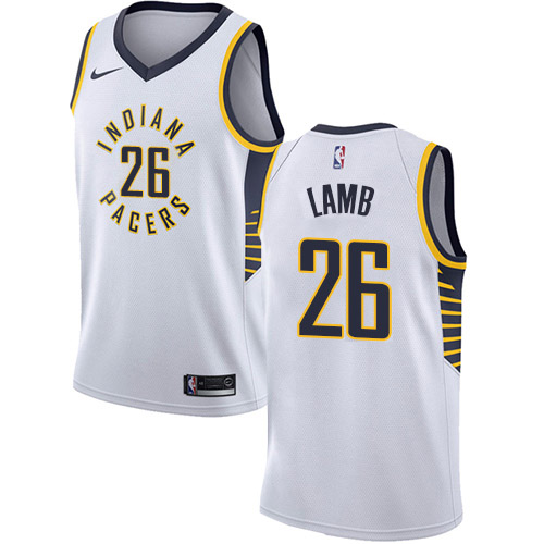 2020 Nike Pacers #26 Jeremy Lamb White NBA Swingman Association Edition Jersey