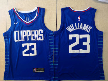 2020 Clippers 23 Lou Williams Blue Nike Swingman Jersey