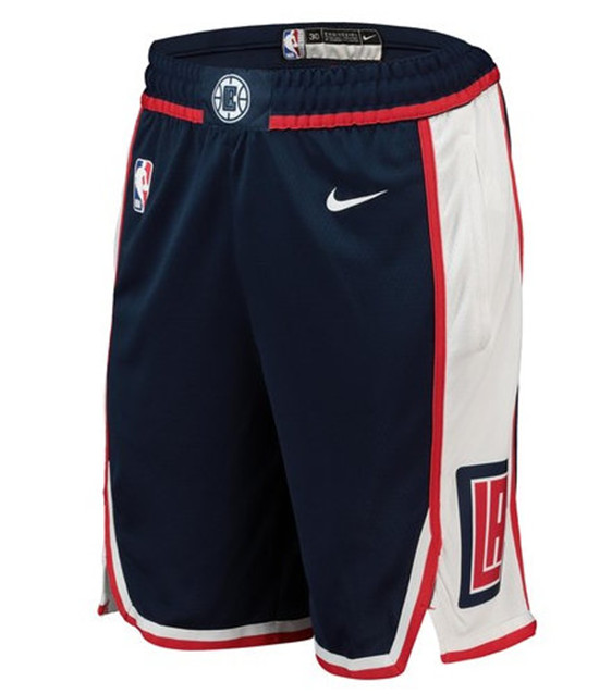 2020 Clippers Navy City Edition Swingman Shorts