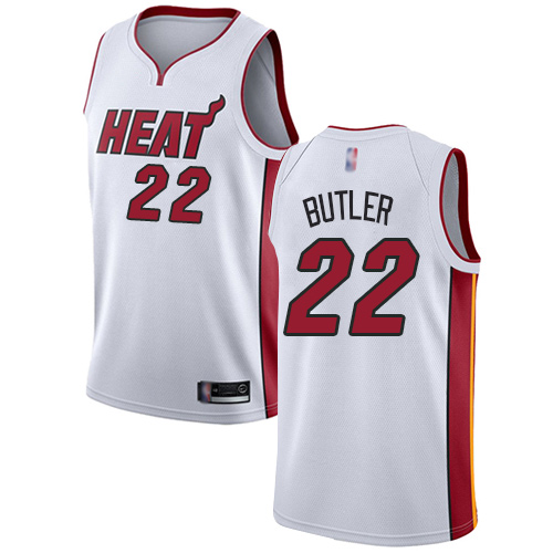2020 Heat #22 Jimmy Butler White Basketball Swingman Association Edition Jersey