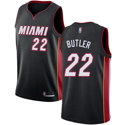 2020 Heat #22 Jimmy Butler Black Basketball Swingman Icon Edition Jersey