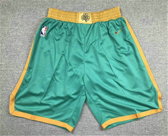2020 Men's Boston Celtics NEW Green Nike Swingman Stitched NBA Shorts