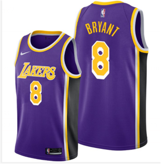 2020 Los Angeles Lakers #8 Kobe Bryant Purple Basketball Swingman Statement Edition Jersey