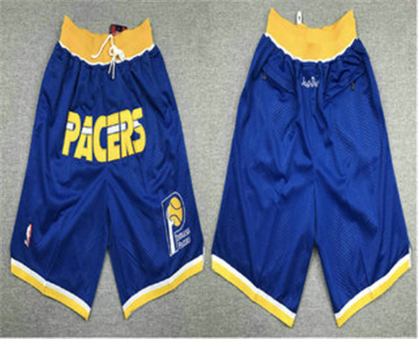 2020 Indiana Pacers Blue Just Don Shorts Swingman Shorts