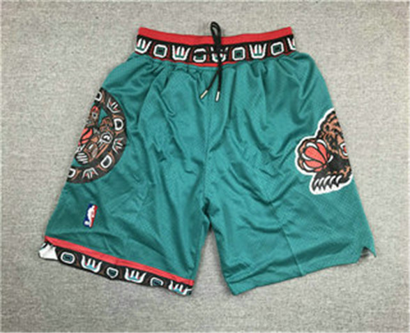 2020 Memphis Grizzlies Teal Green 1995-96 Just Don Shorts Swingman Shorts