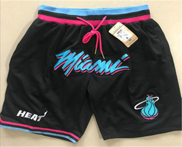 2020 Miami Heat Black Nike City Edition Just Don Shorts Swingman Shorts