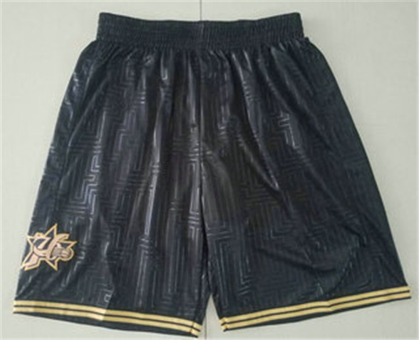 2020 Philadelphia 76ers Black 2000-01 Hardwood Classics Soul Swingman Throwback Shorts