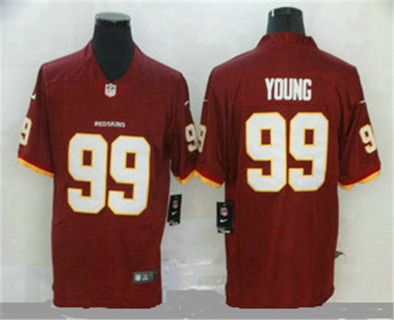 2020 Washington Redskins #99 Chase Young Red Vapor Untouchable Stitched NFL Limited Jersey