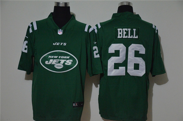 2020 New York Jets #26 Le'Veon Bell Green Big Logo Vapor Untouchable Stitched NFL Nike Fashion Limit