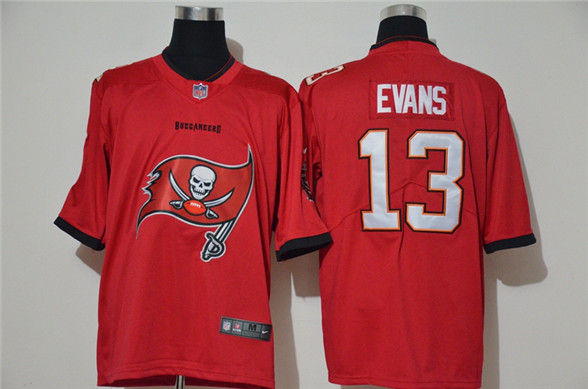 2020 Tampa Bay Buccaneers #13 Mike Evans Red Big Logo Vapor Untouchable Stitched NFL Nike Fashion Li