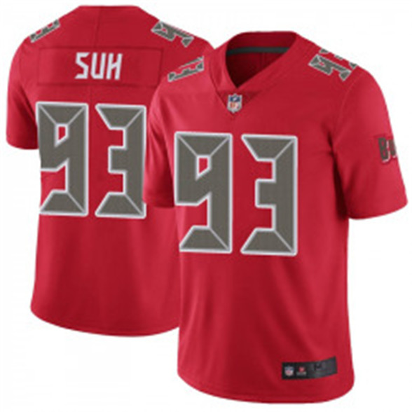 2020 Nike Tampa Bay Buccaneers #93 Ndamukong Suh Limited Color Rush Red Jersey