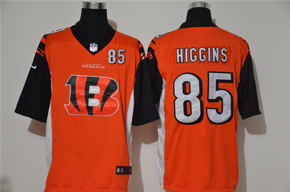 2020 Cincinnati Bengals #85 Tee Higgins Team Logo Number Vapor Untouchable Stitched NFL Nike Fashion