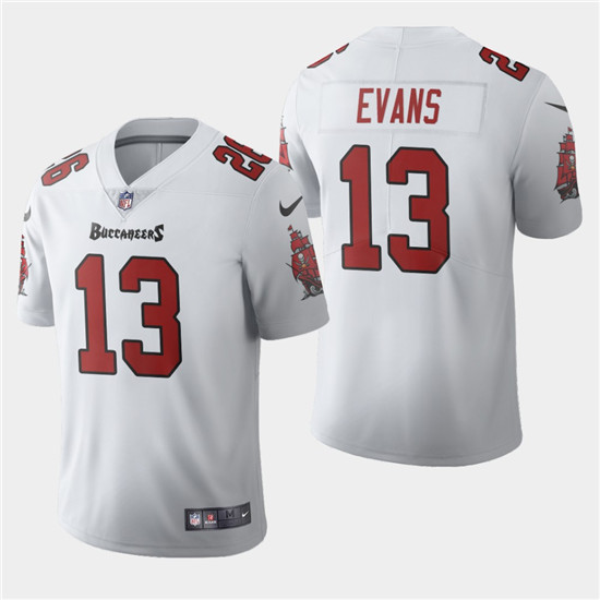 2020 Tampa Bay Buccaneers #13 Mike Evans White Men's Nike Vapor Limited NFL Jersey