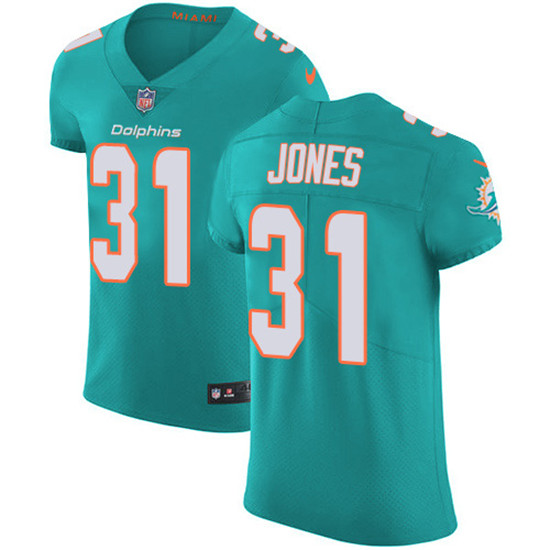 2020 Nike Dolphins #31 Byron Jones Aqua Green Team Color Men's Stitched NFL Vapor Untouchable Elite