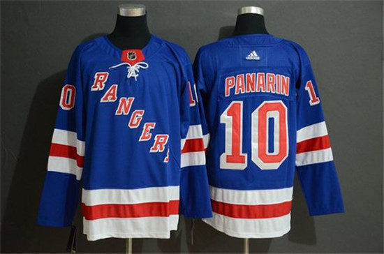 2020 Men's New York Rangers 10 Artemi Panarin Blue Adidas Jersey