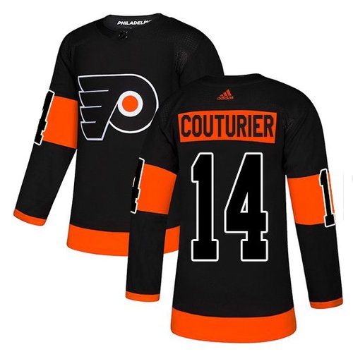 2020 Men's Philadelphia Flyers #14 Sean Couturier Black Adidas NHL Alternate Jersey