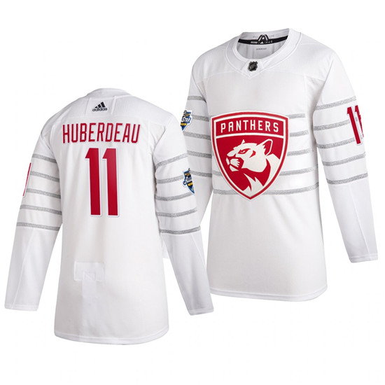 2020 Men's Florida Panthers #11 Jonathan Huberdeau White NHL All-Star Game Adidas Jersey - Click Image to Close