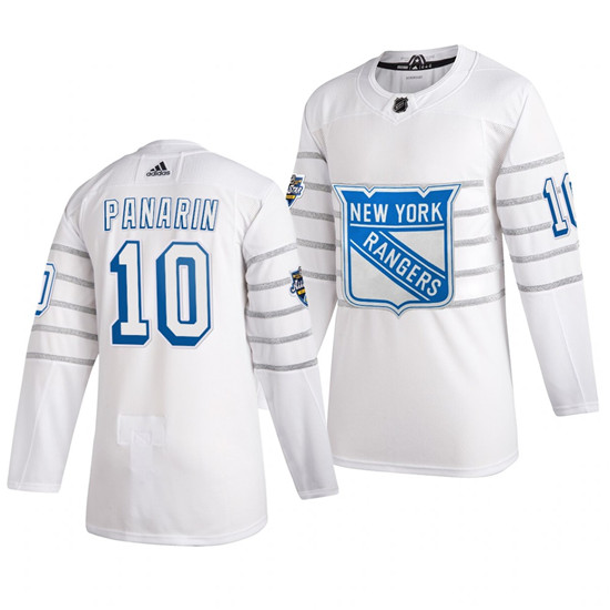 2020 Men's New York Rangers #10 Artemi Panarin White NHL All-Star Game Adidas Jersey