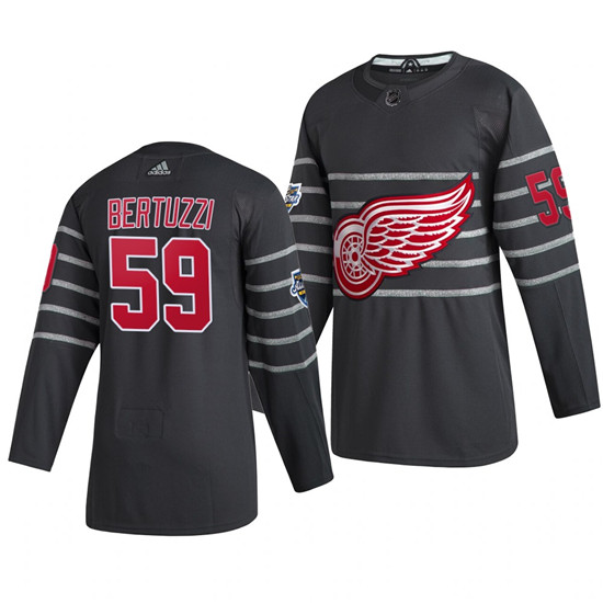 2020 Men's Detroit Red Wings #59 Tyler Bertuzzi Gray NHL All-Star Game Adidas Jersey