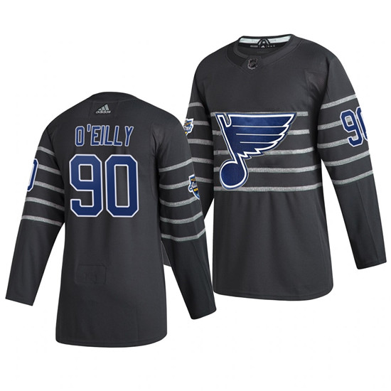 2020 Men's St. Louis Blues #90 Ryan O'Reilly Gray NHL All-Star Game Adidas Jersey