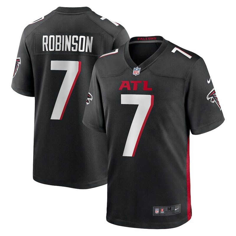 Nike Atlanta Falcons #7 Bijan Robinson Black 2023 NFL Draft Vapor Limited Jersey