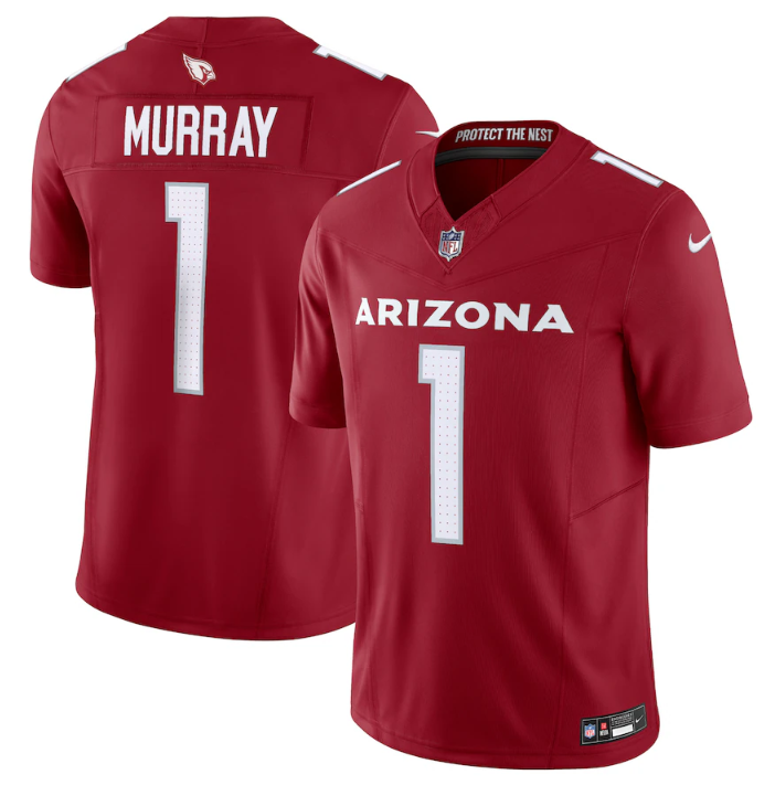 Men's Arizona Cardinals #1 Kyler Murray Red Vapor Untouchable F.U.S.E. Limited Stitched Football Jer