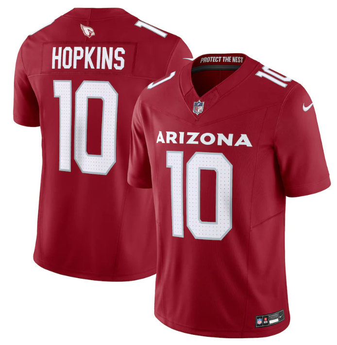 Men's Arizona Cardinals #10 DeAndre Hopkins Red Vapor Untouchable F.U.S.E. Limited Stitched Football