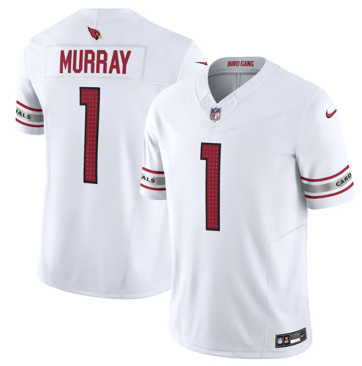 Men's Arizona Cardinals #1 Kyler Murray White Vapor Untouchable F.U.S.E. Limited Stitched Football J