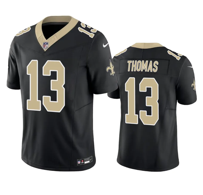 Men's New Orleans Saints #13 Michael Thomas Black 2023 F.U.S.E. Vapor Untouchable Limited Stitched J