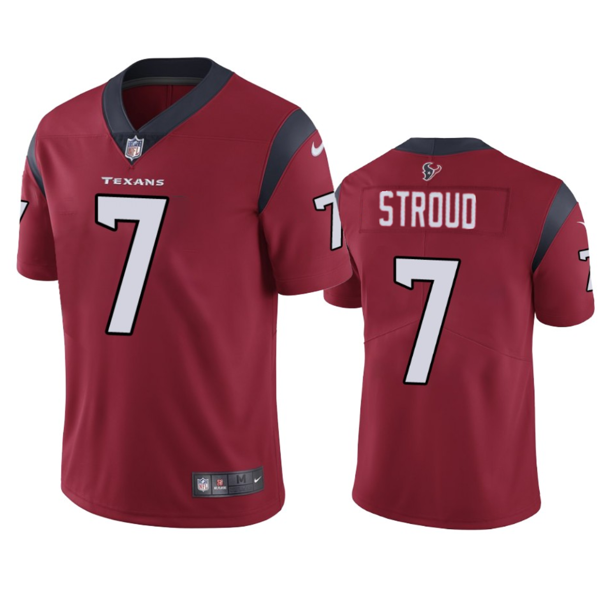 Men's Houston Texans #7 C.J. Stroud Red Vapor Untouchable Stitched Football Jersey - Click Image to Close