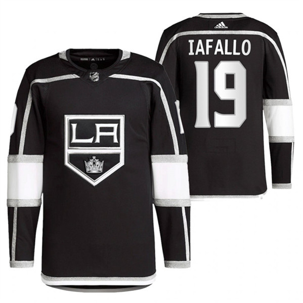 Men's Los Angeles Kings #19 Alex Iafallo Black Stitched Jersey - Click Image to Close